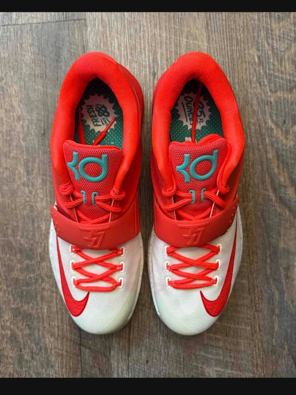 Nike KD 7 VII XMas Egg Nog Christmas Red Durant